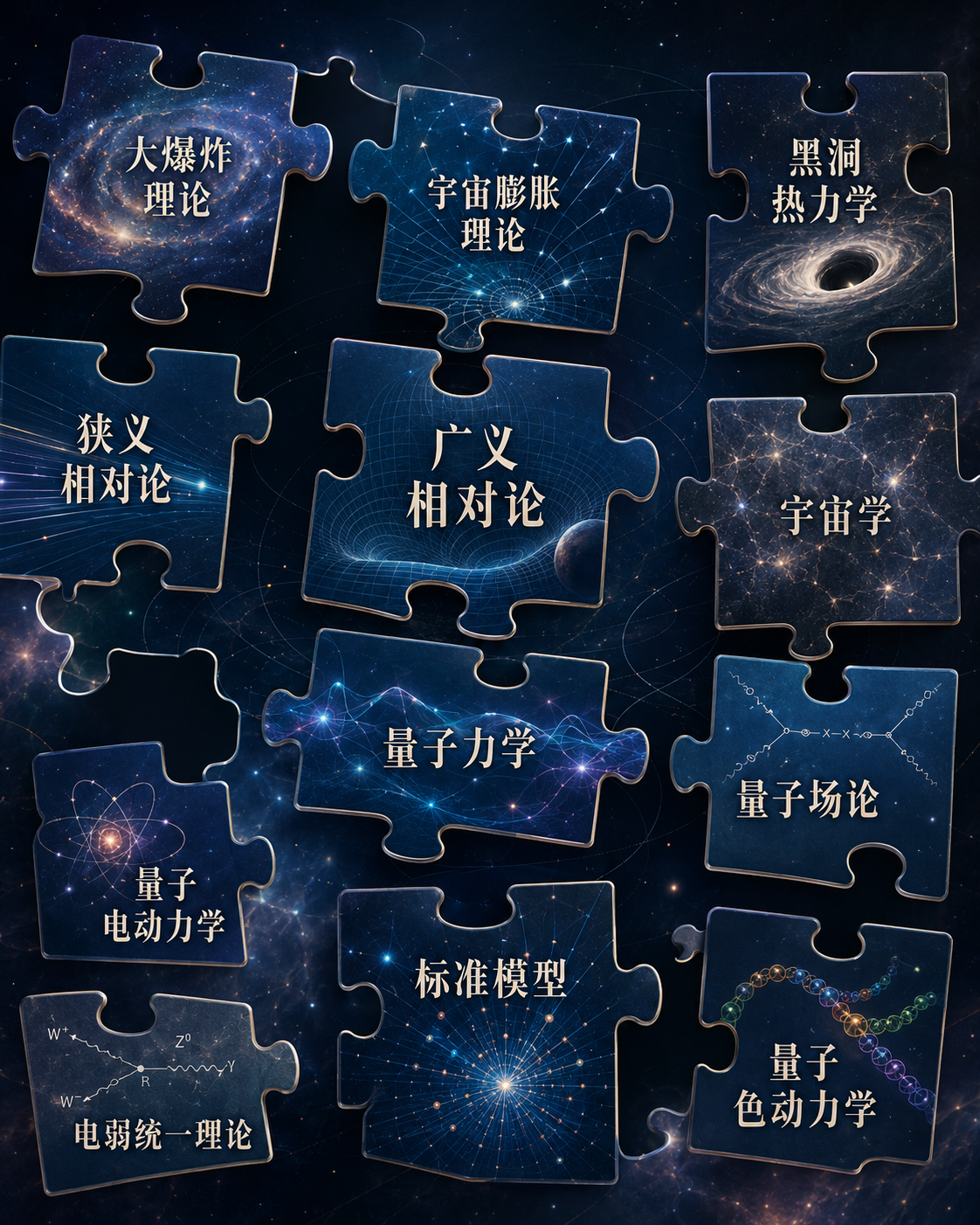 现代物理理论拼图